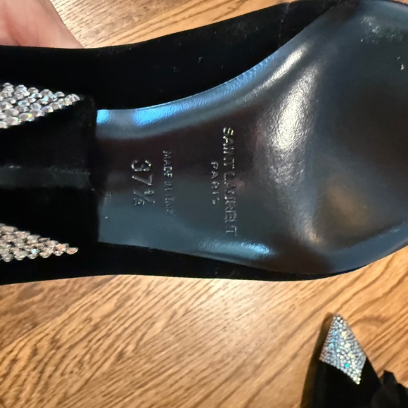 Crystal and velvet booties - Picture 5 of 6